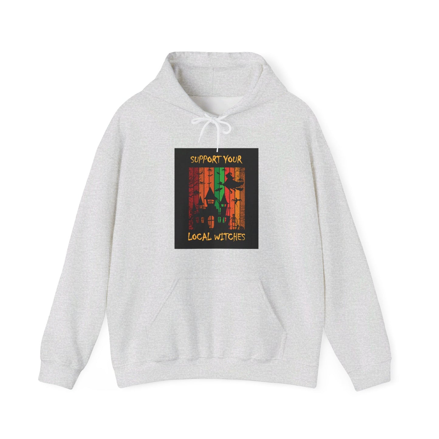 Hooded Sweatshirt-Unisex Heavy Blend™- Halloween - Support Your Local Witches by Lynn Salem Creates