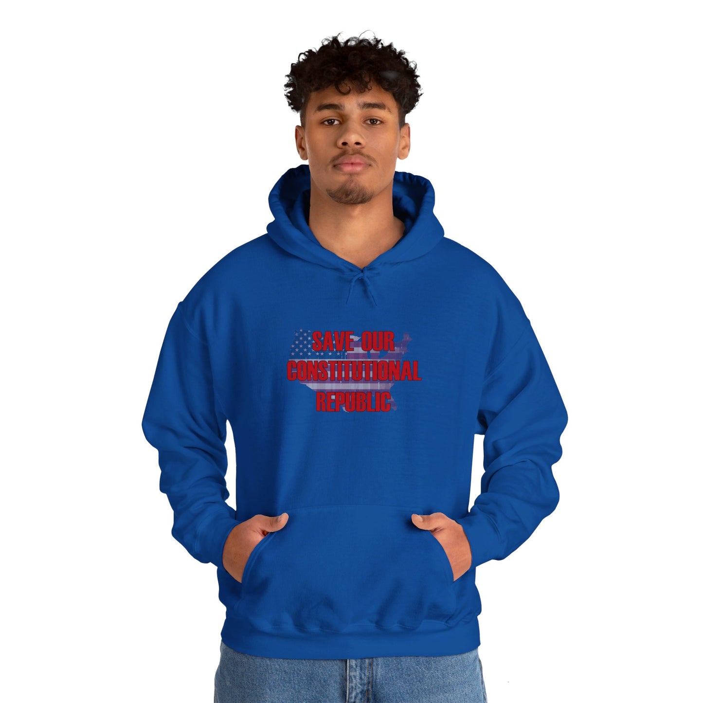 Hooded Sweatshirt - Unisex Heavy Blend™ - Save Our Constitutional Republic by Lynn Salem Creates