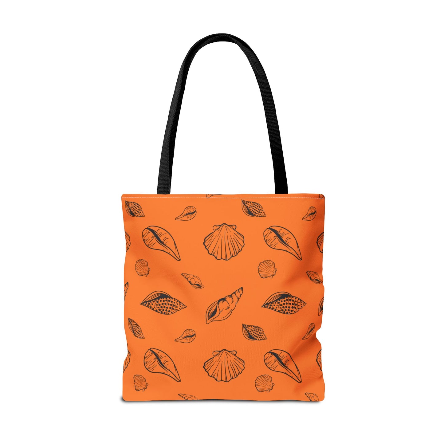 Tote Bag - Orange Sea Shell Design by Lynn Salem Creates