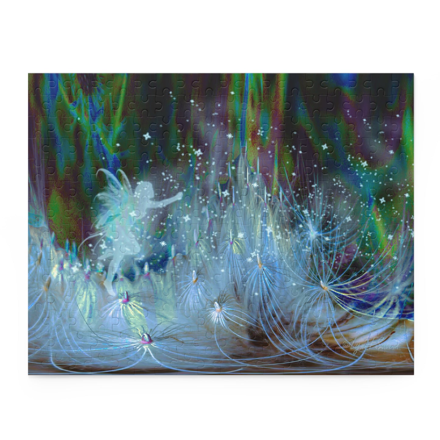 Jigsaw Puzzle - "Midnight Fairy" (14 x 11 inches, 252pcs or 20 x 16 inches, 500pcs) by Lynn Salem Creates