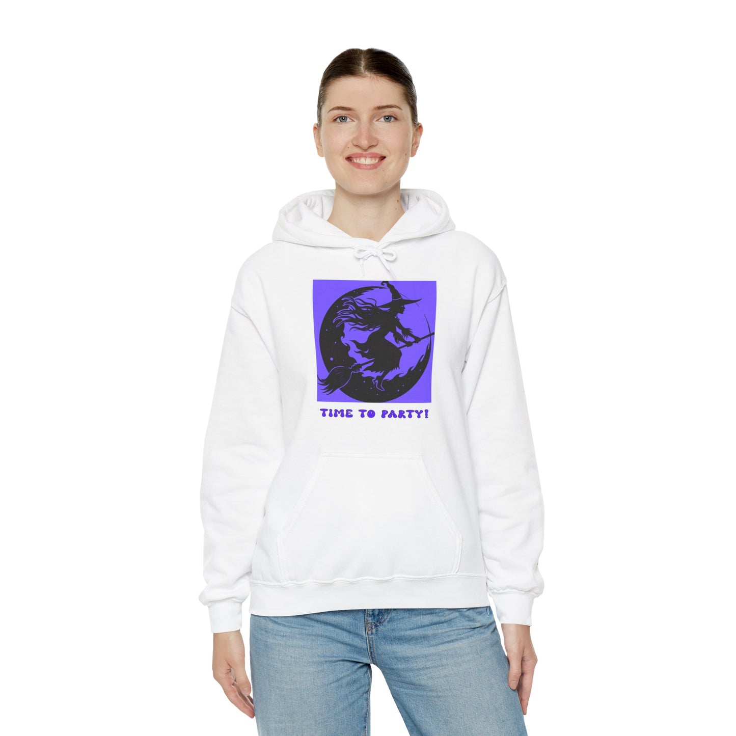 Hooded Sweatshirt-Unisex Heavy Blend™ - Time To Party Design by Lynn Salem Creates