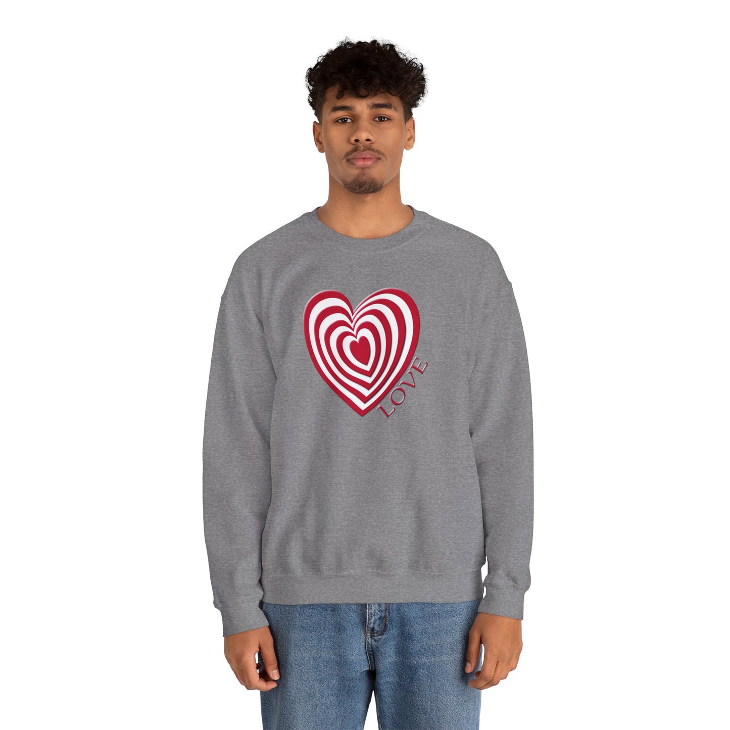 Love Unbalanced Sweatshirt (unisex) by Lynn Salem Creates
