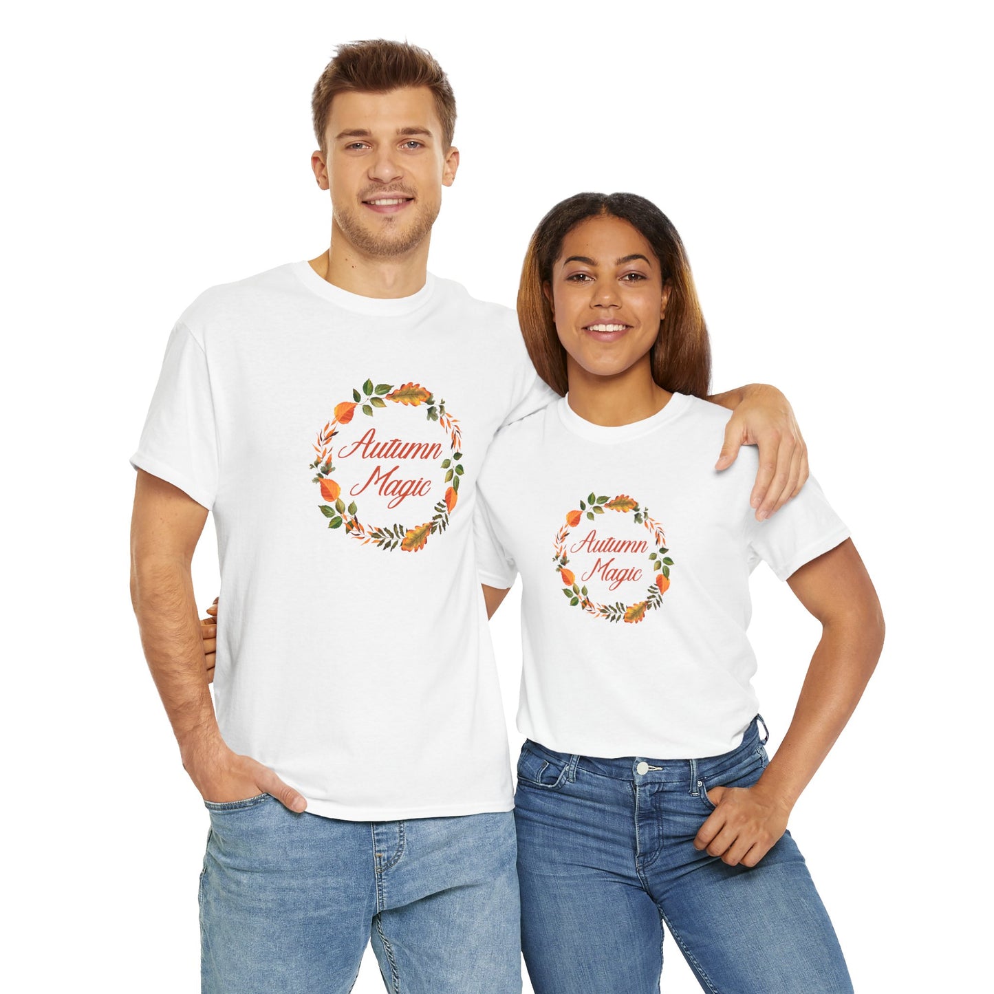 T-Shirt-Unisex Heavy Cotton - Autumn Magic by Lynn Salem Creates