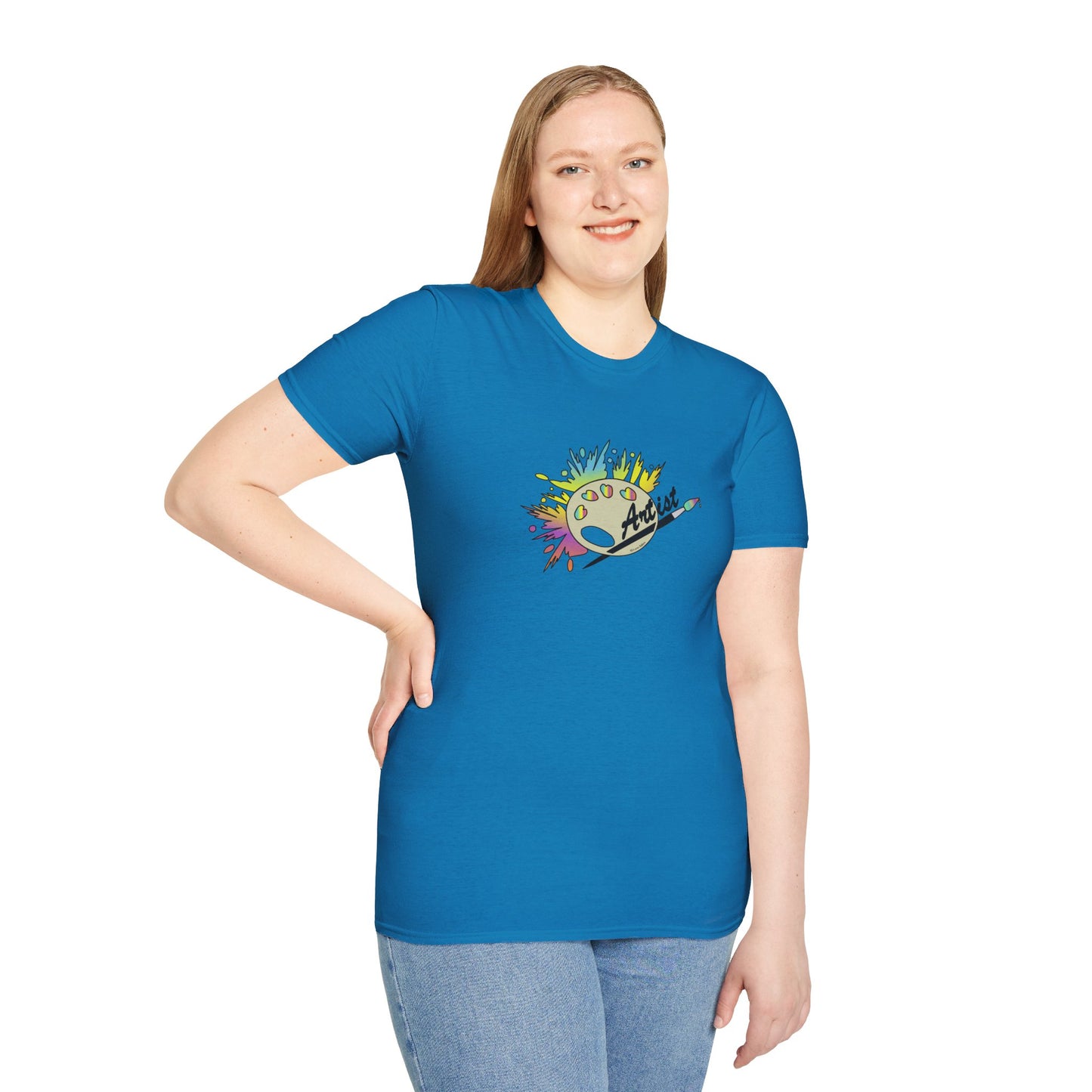 T-Shirt - Unisex Softstyle - Paint, Palette, Brush