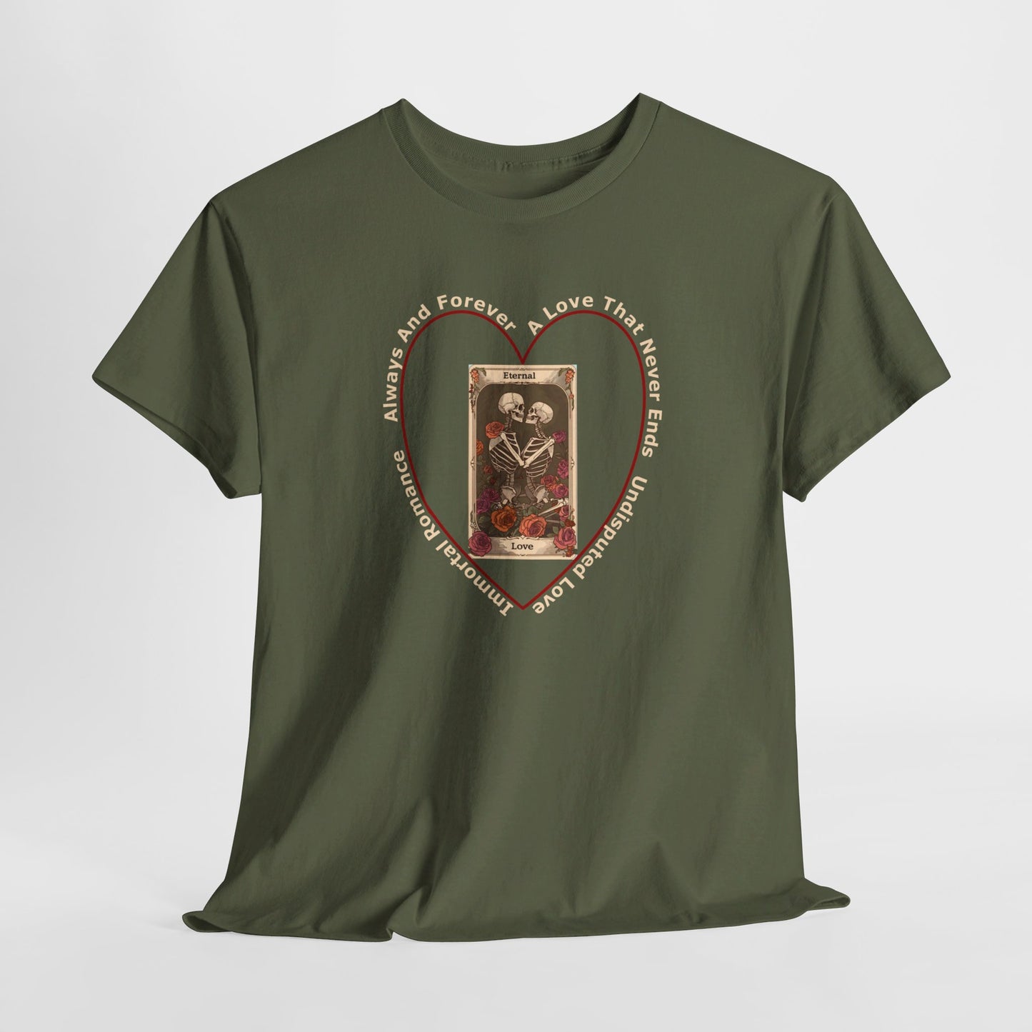T-Shirt-Unisex Heavy Cotton - Eternal Love 2 by Lynn Salem Creates