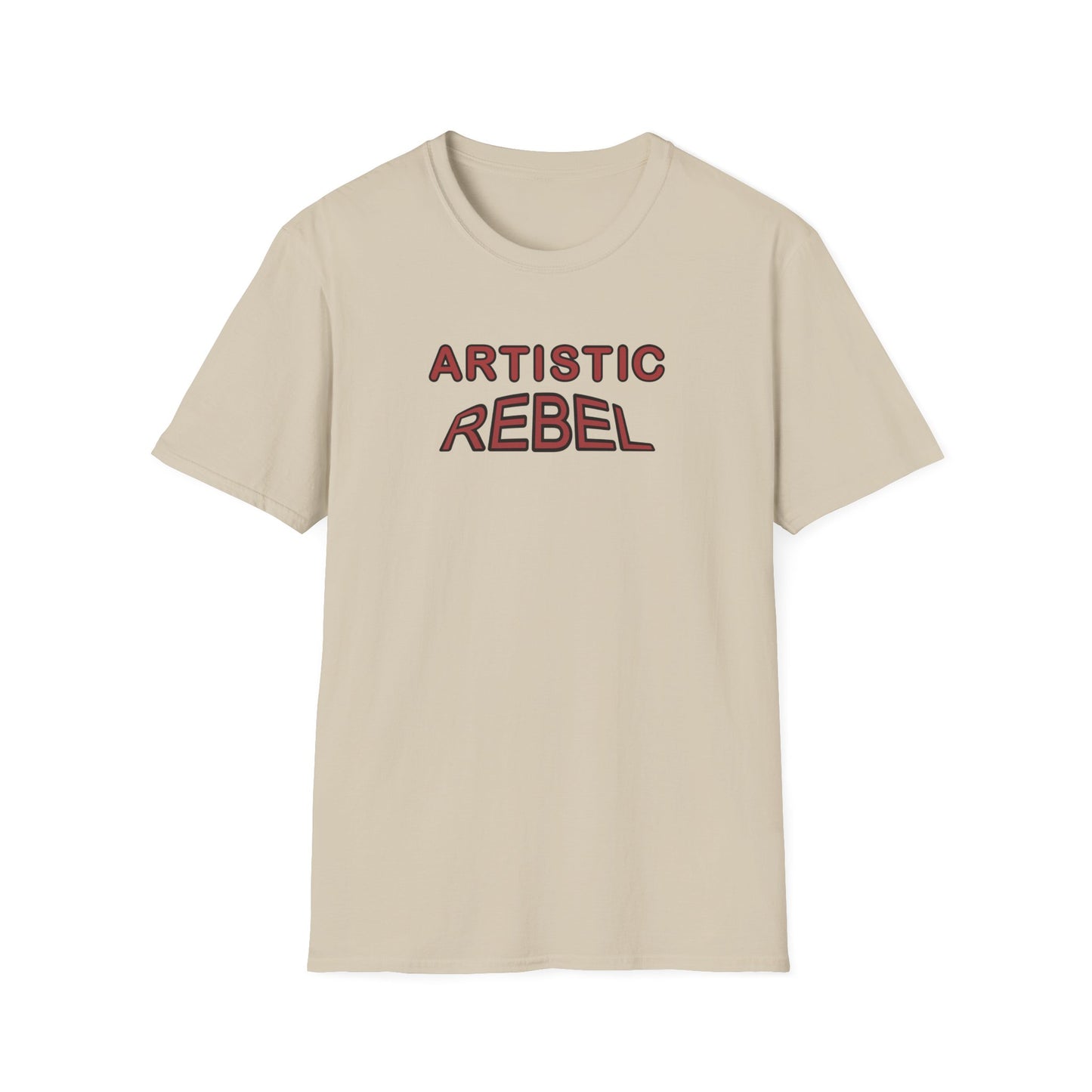T-Shirt - Unisex Softstyle - Artistic Rebel by Lynn Salem Creates