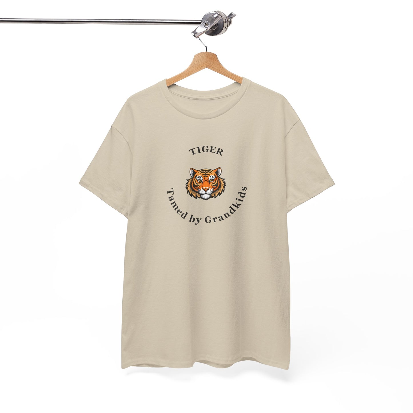 Tech HS - Tiger Tamed by Grandkids (black font) - Men's T-shirt - by Lynn Salem Creates