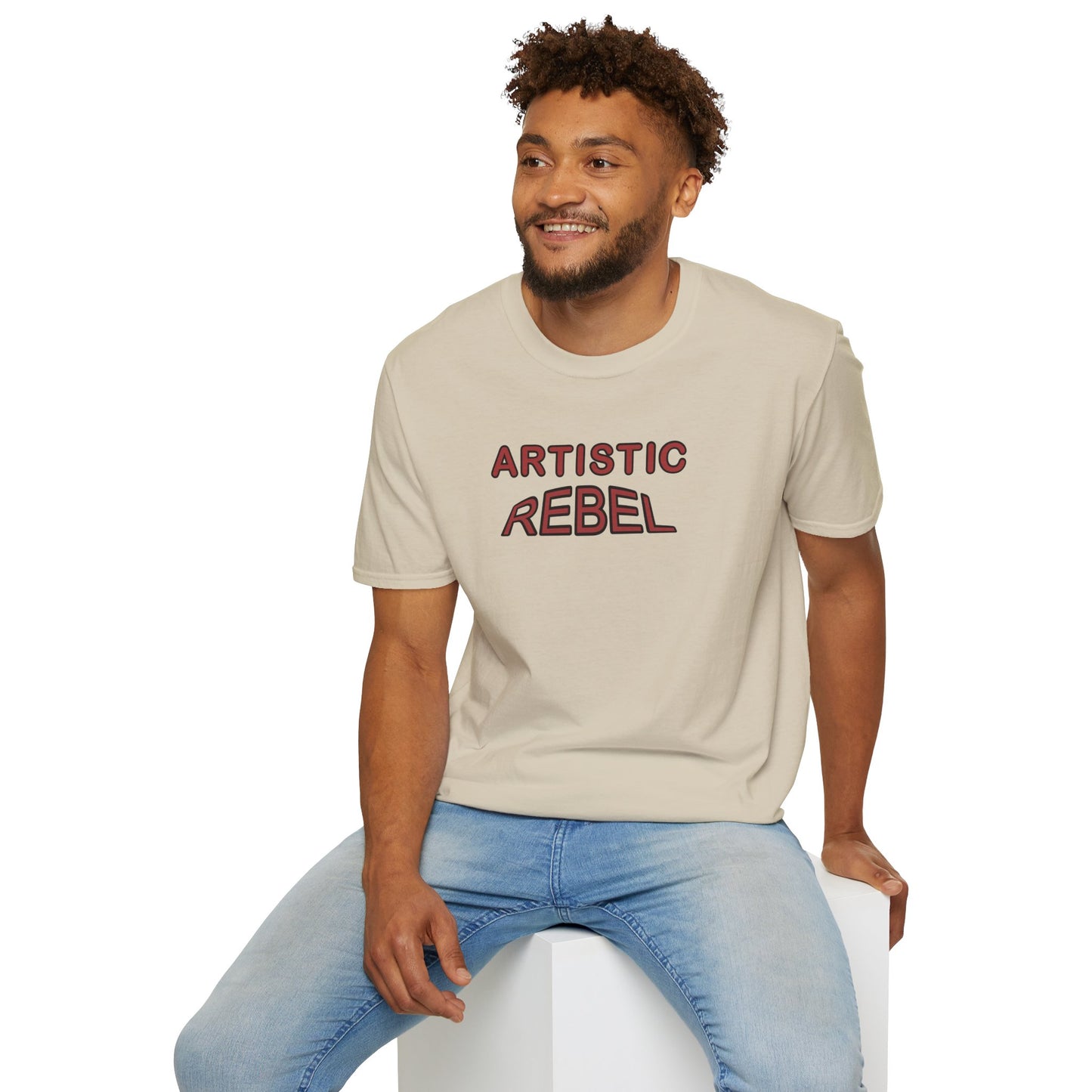 T-Shirt - Unisex Softstyle - Artistic Rebel by Lynn Salem Creates