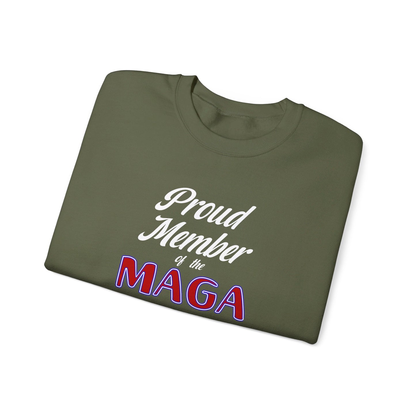 Crewneck Sweatshirt - Unisex Heavy Blend™ - Proud Member of the MAGA Club by Lynn Salem Creates