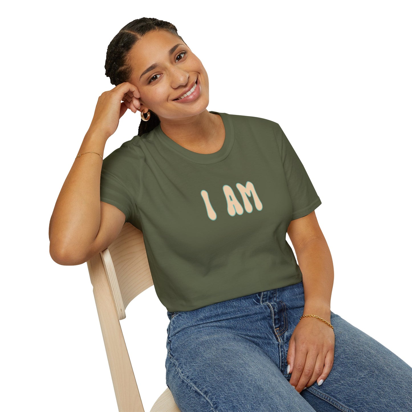 T-Shirt - Unisex Softstyle  - I AM by Lynn Salem Creates