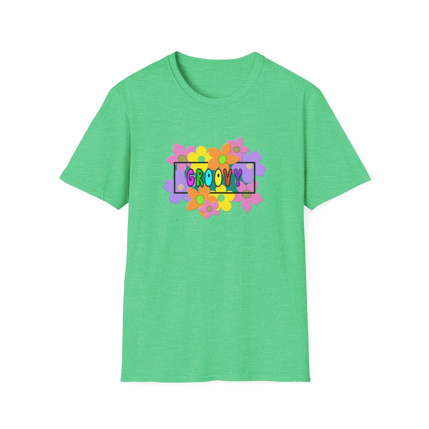 T-Shirt - Unisex Softstyle - GROOVY by Lynn Salem Creates