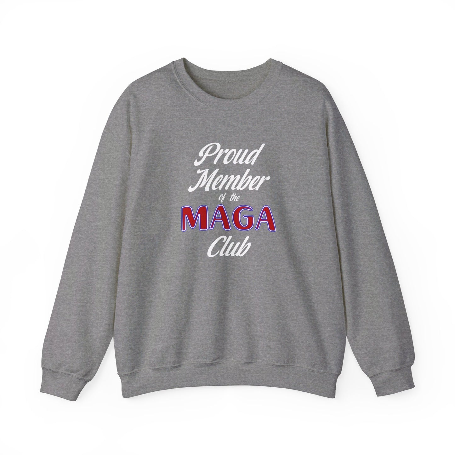 Crewneck Sweatshirt - Unisex Heavy Blend™ - Proud Member of the MAGA Club by Lynn Salem Creates