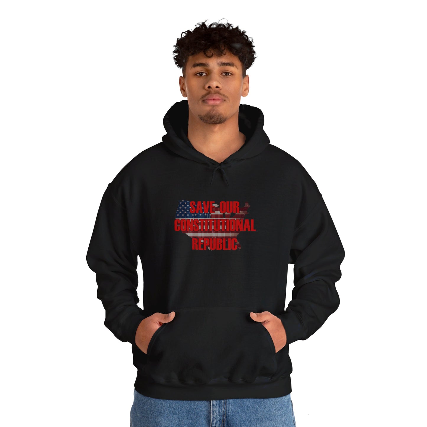 Hooded Sweatshirt - Unisex Heavy Blend™ - Save Our Constitutional Republic by Lynn Salem Creates