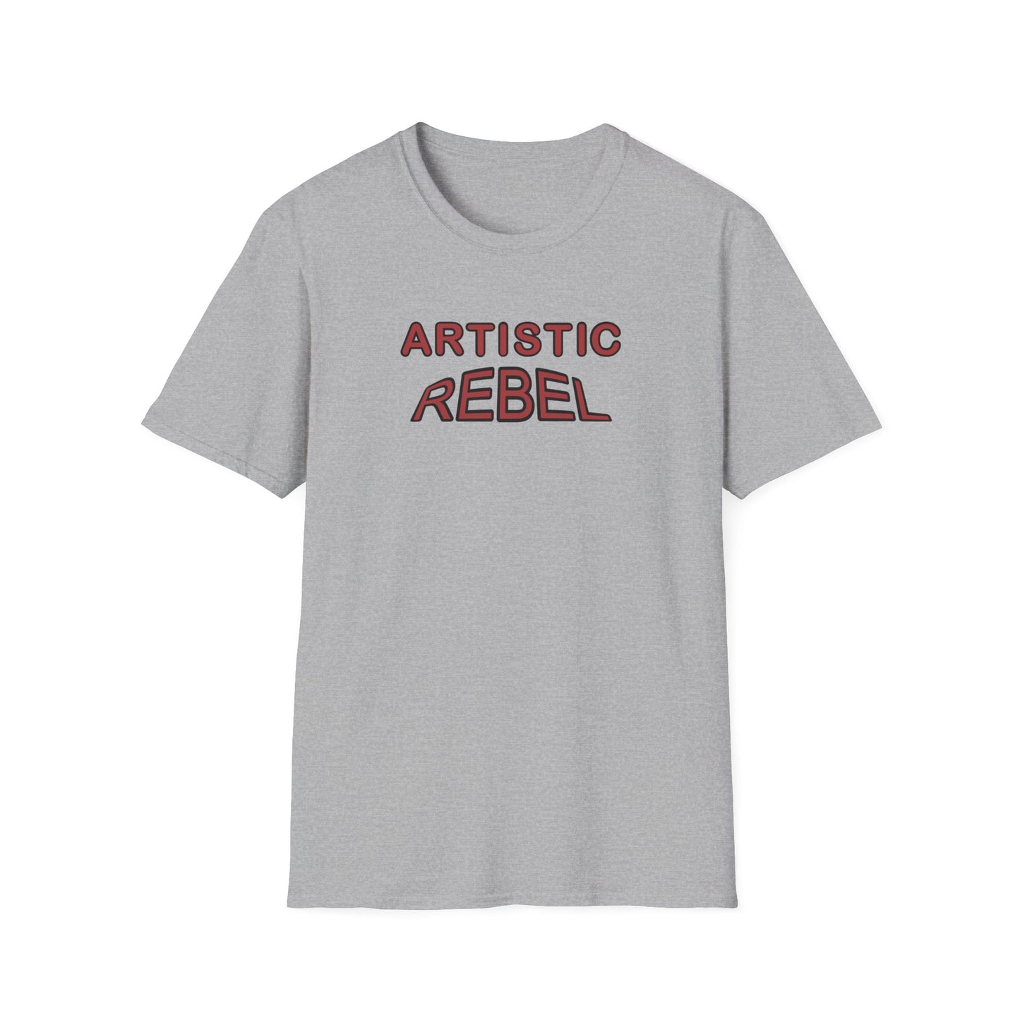 T-Shirt - Unisex Softstyle - Artistic Rebel by Lynn Salem Creates