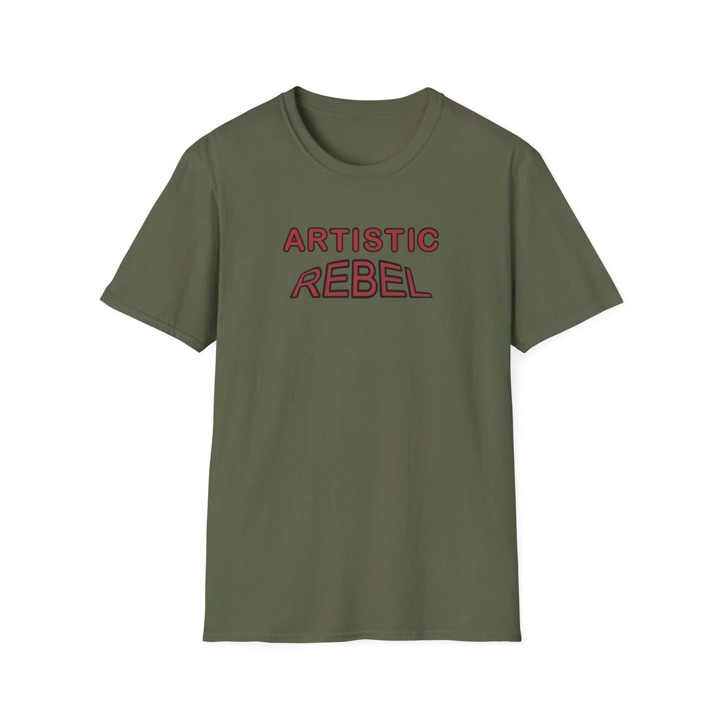 T-Shirt - Unisex Softstyle - Artistic Rebel by Lynn Salem Creates