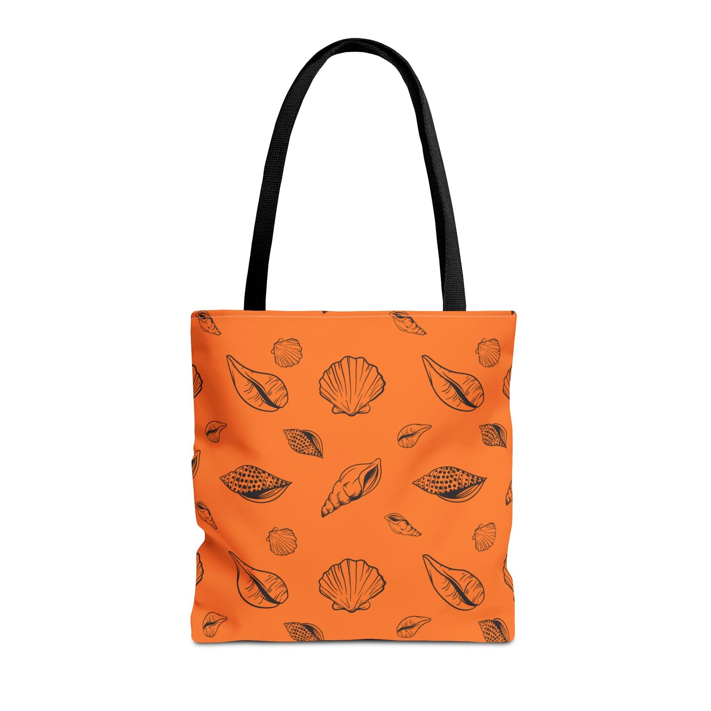 Tote Bag - Orange Sea Shell Design by Lynn Salem Creates