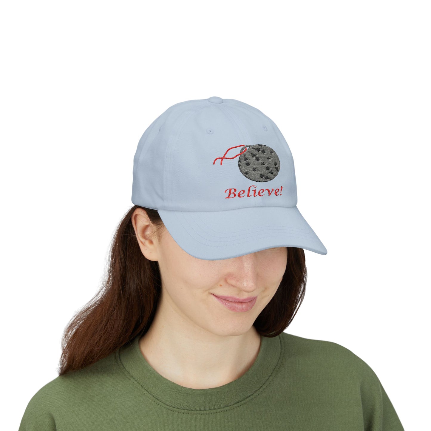 Embroidered Classic Dad Cap - Believe! by Lynn Salem Creates