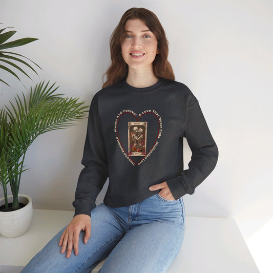 Crewneck Sweatshirt-Unisex Heavy Blend™ - Eternal Love 2 by Lynn Salem Creates