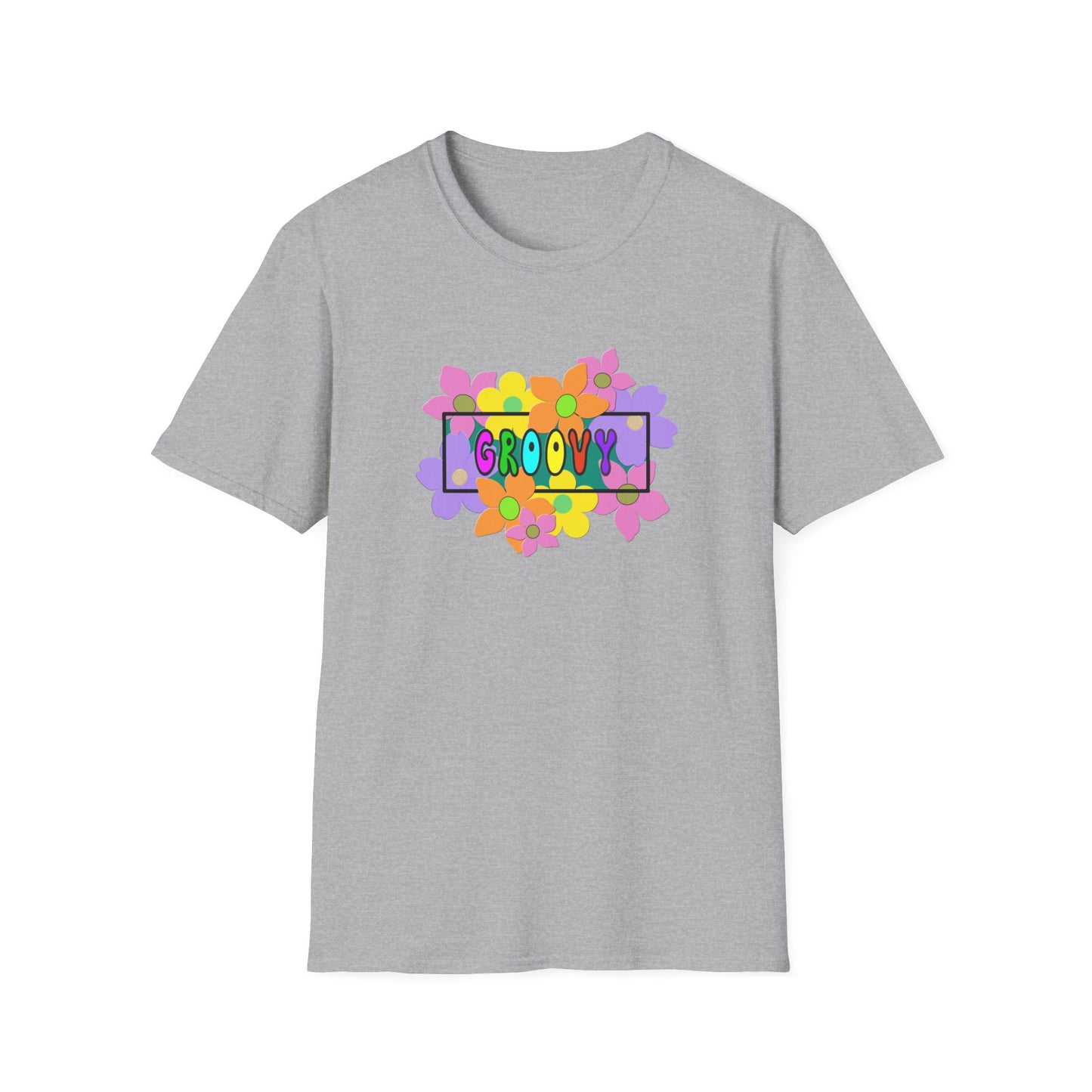 T-Shirt - Unisex Softstyle - GROOVY by Lynn Salem Creates