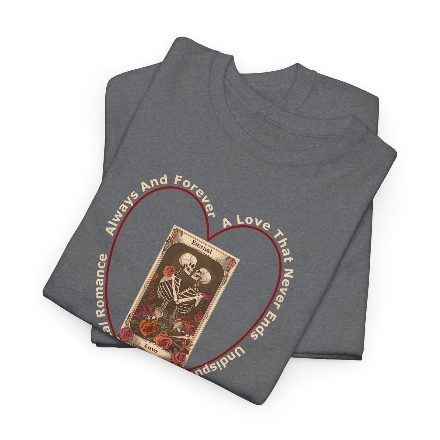 T-Shirt-Unisex Heavy Cotton - Eternal Love 2 by Lynn Salem Creates
