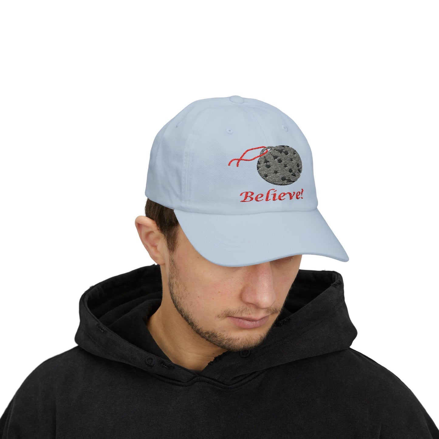 Embroidered Classic Dad Cap - Believe! by Lynn Salem Creates