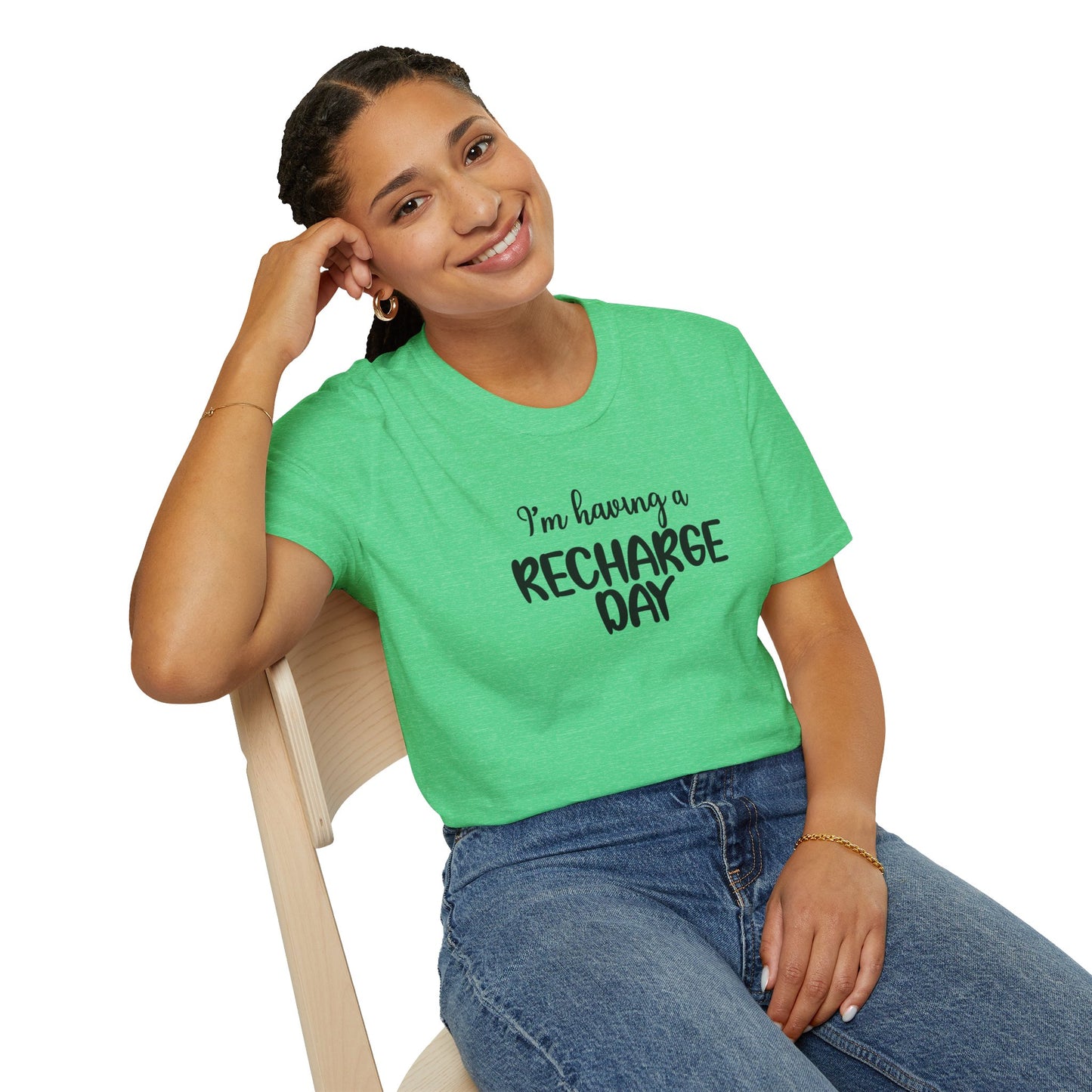 T-Shirt - Unisex Softstyle - Recharge Day