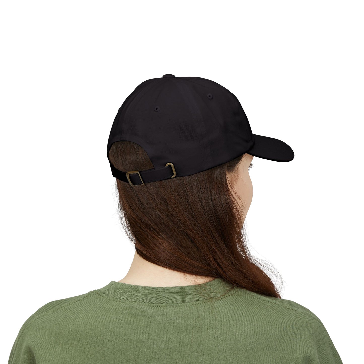 Embroidered Classic Dad Cap - The "Old Lady" formerly known as a Tiger -white font - designed by Lynn Salem Creates