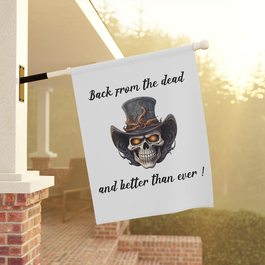 Garden & House Flag - Back From the Dead by Lynn Salem Creates