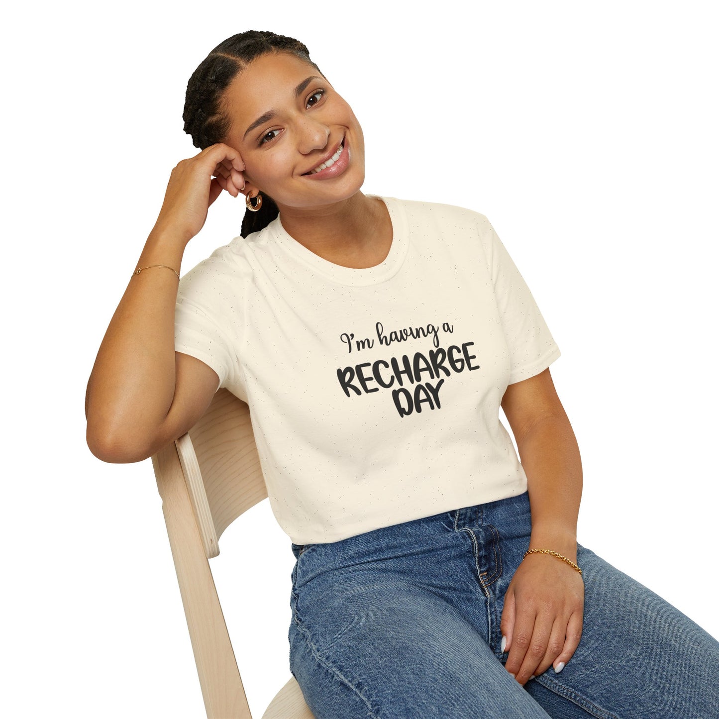 T-Shirt - Unisex Softstyle - Recharge Day