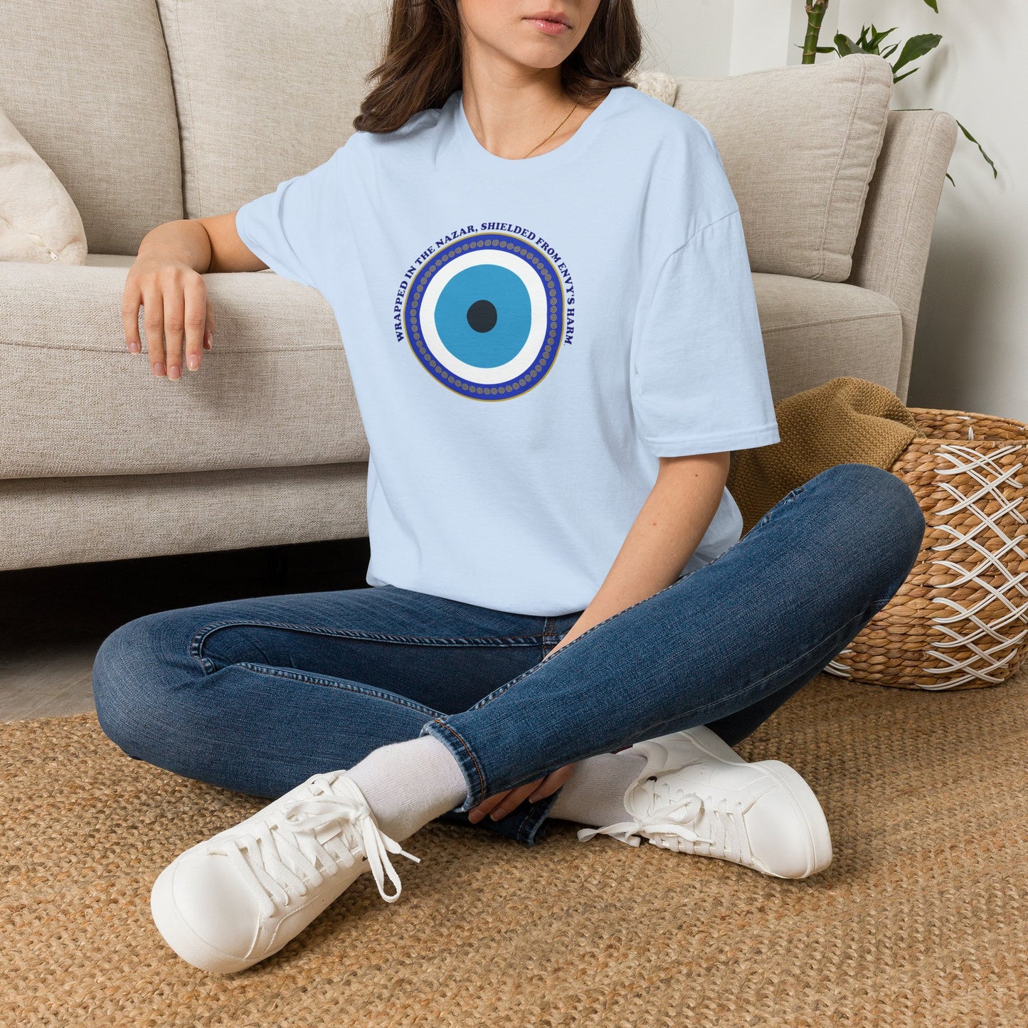 T-Shirt - Evil Eye Amulet designed by Lynn Salem Creates