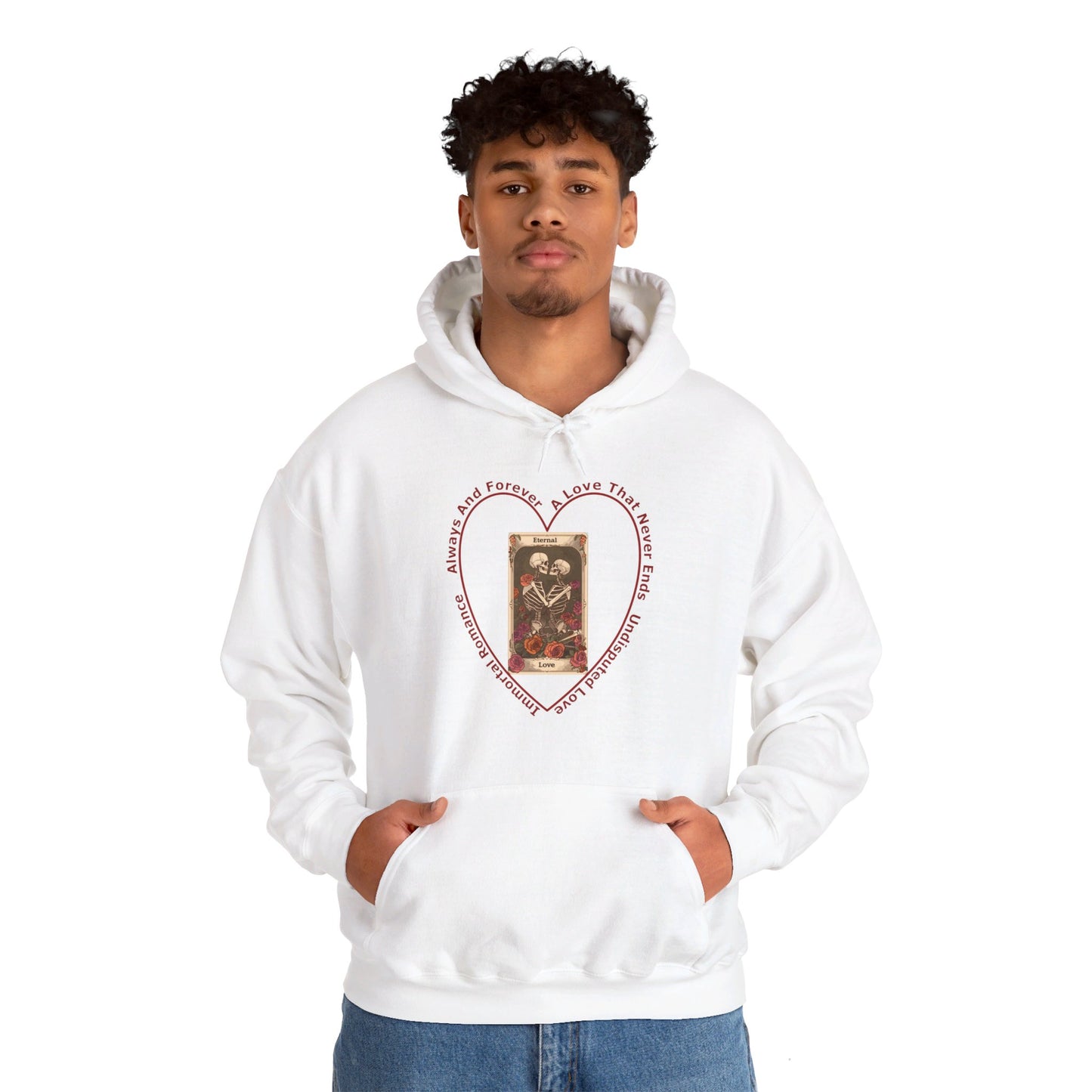 Hooded Sweatshirt-Unisex Heavy Blend™ - Eternal Love by Lynn Salem Creates