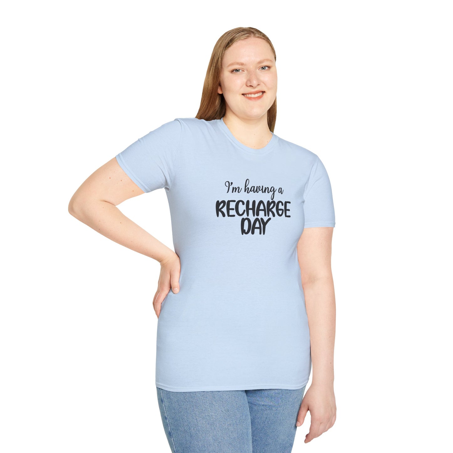 T-Shirt - Unisex Softstyle - Recharge Day