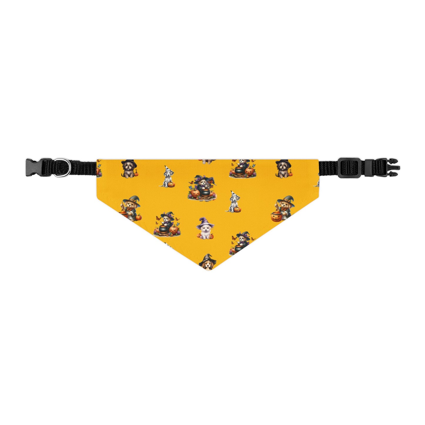 Pet Bandana Collar - Halloween (Dog Witches) Bandana Collar by Lynn Salem Creates