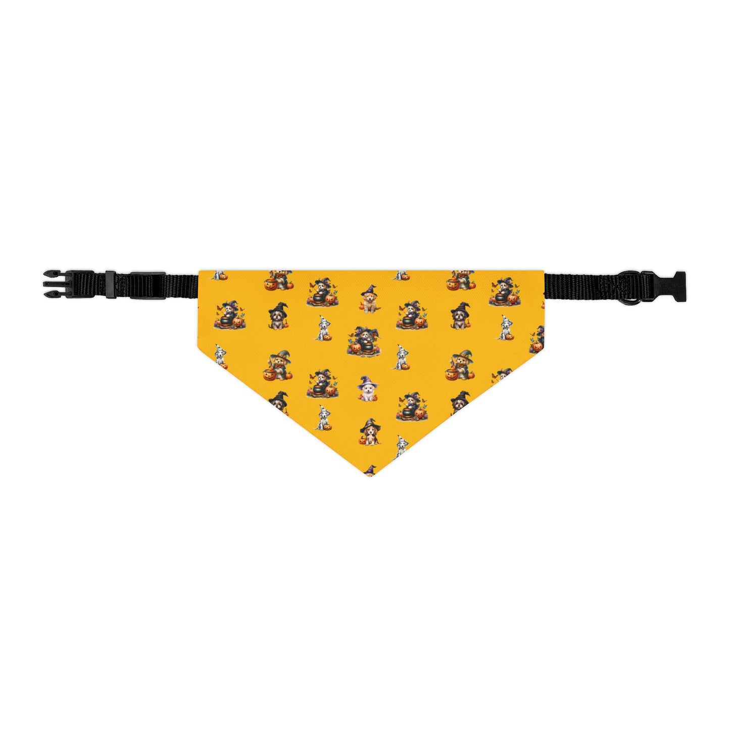 Pet Bandana Collar - Halloween (Dog Witches) Bandana Collar by Lynn Salem Creates