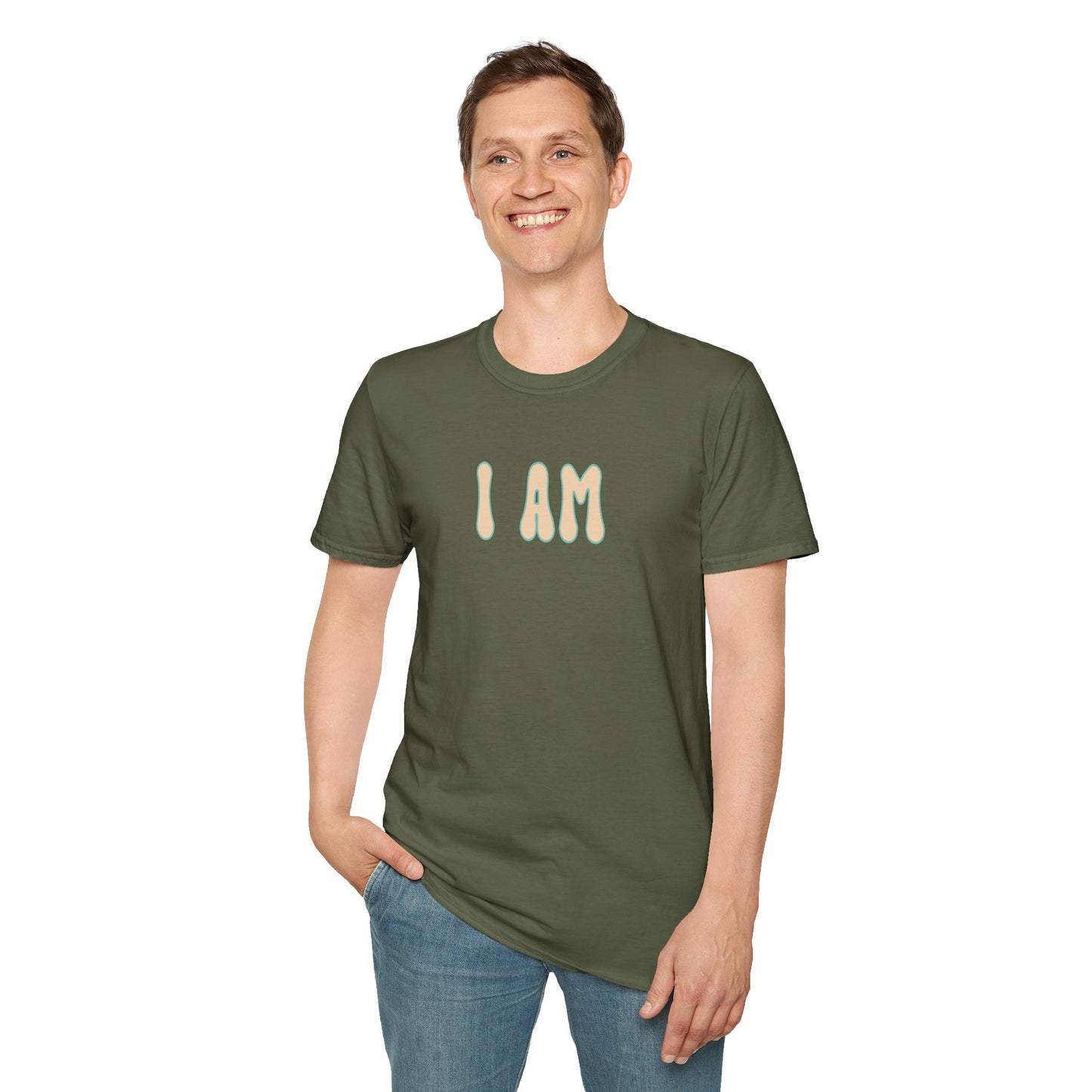 T-Shirt - Unisex Softstyle  - I AM by Lynn Salem Creates