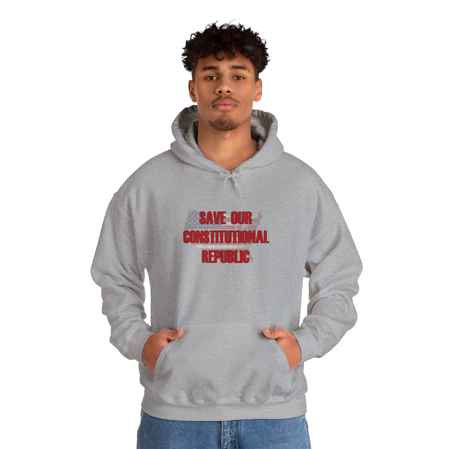 Hooded Sweatshirt - Unisex Heavy Blend™ - Save Our Constitutional Republic by Lynn Salem Creates