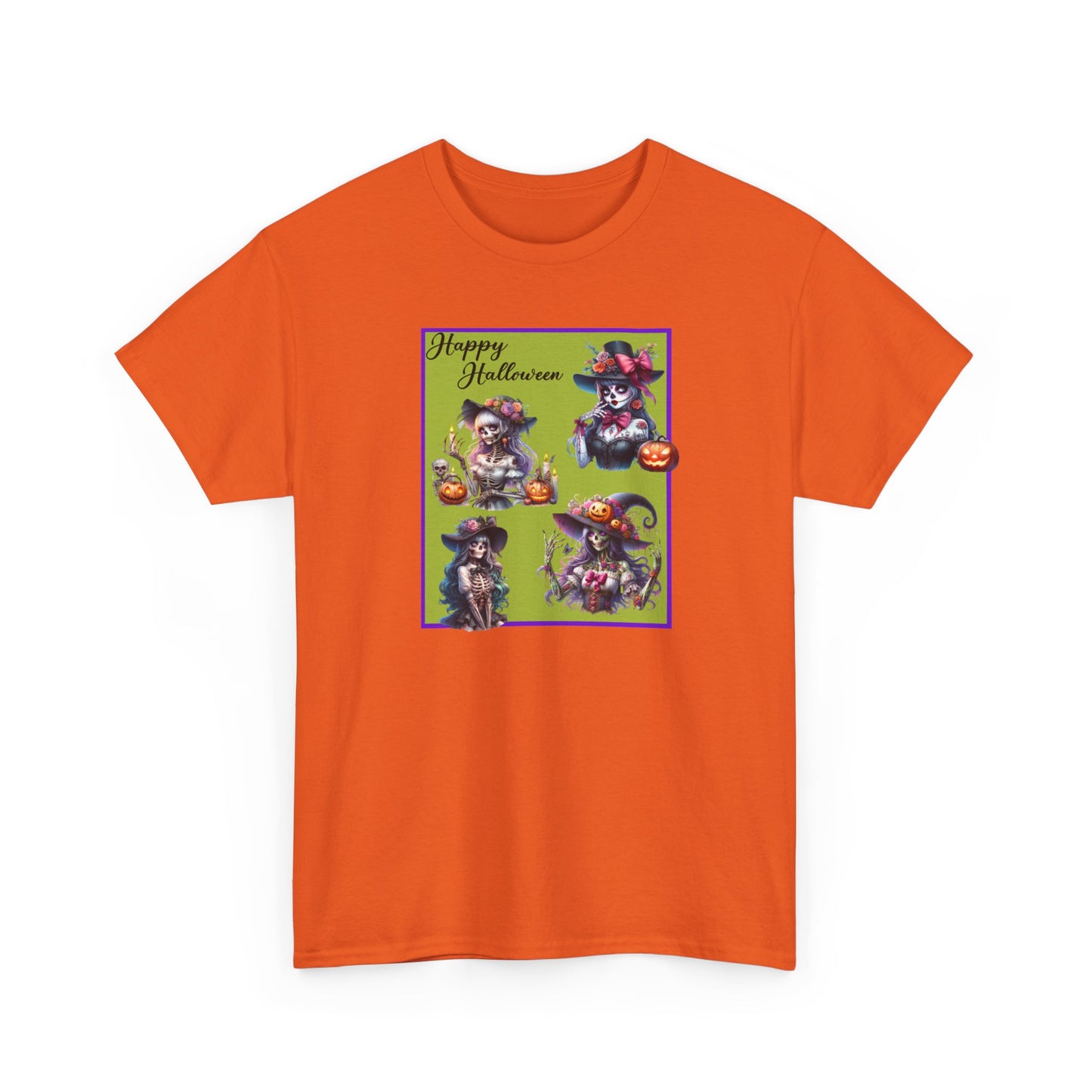 T-Shirt - Halloween - Pretty Lady Skeletons by Lynn Salem Creates