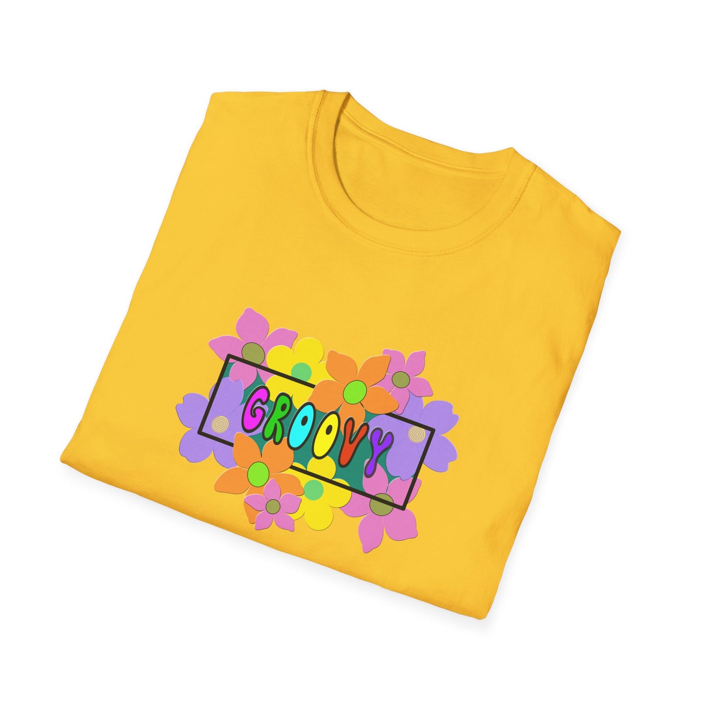 T-Shirt - Unisex Softstyle - GROOVY by Lynn Salem Creates