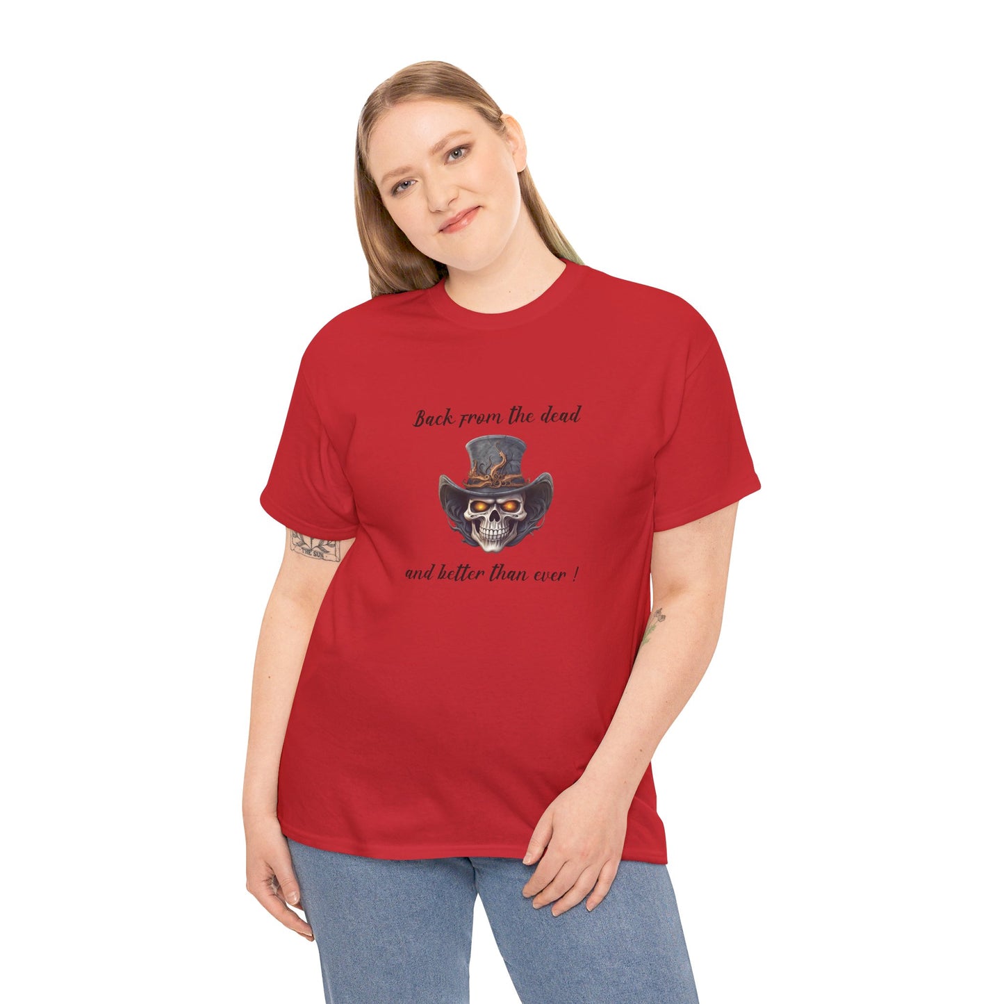 T-Shirt - Unisex Heavy Cotton - Back From the Dead by Lynn Salem Creates