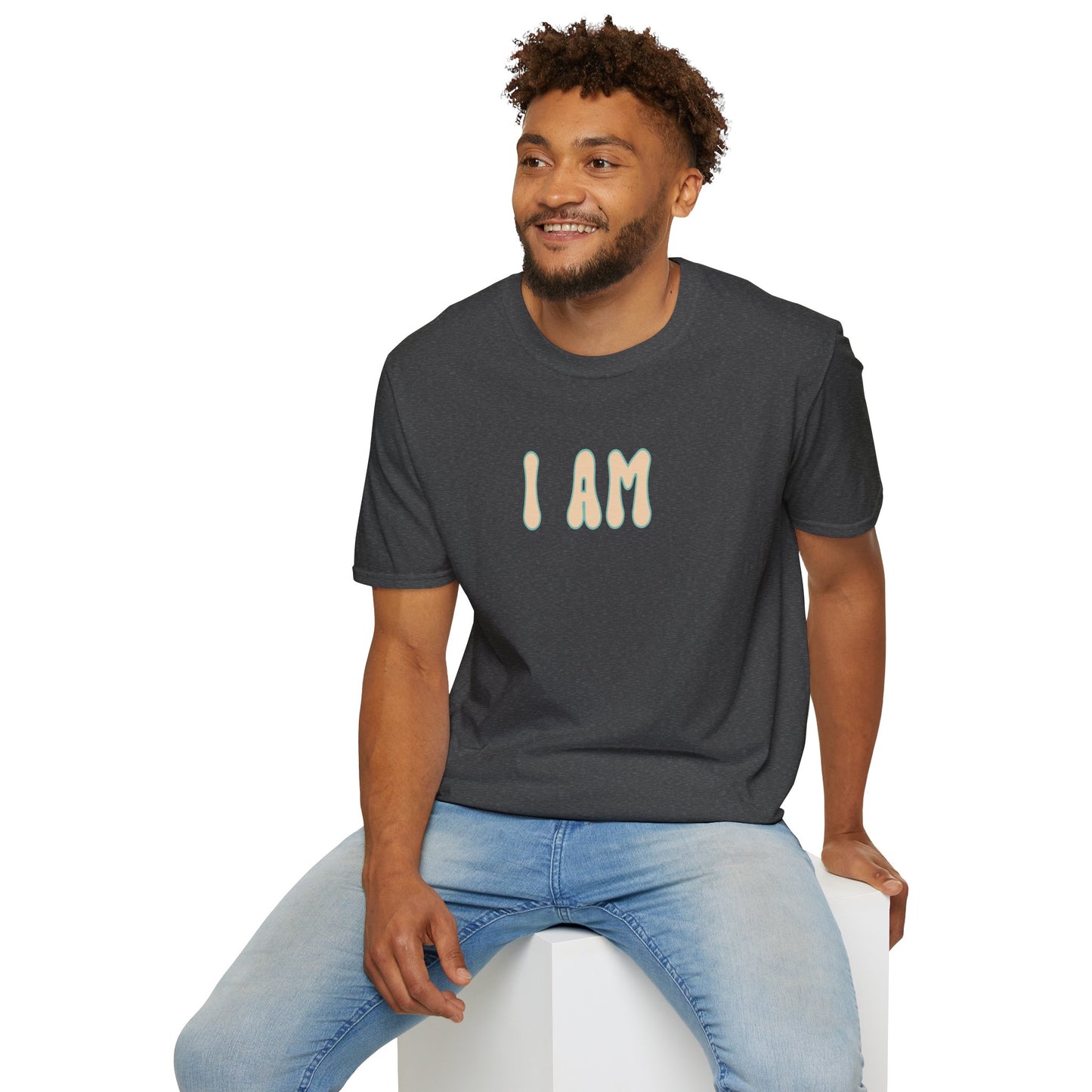T-Shirt - Unisex Softstyle  - I AM by Lynn Salem Creates