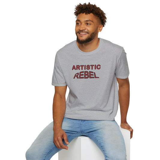 T-Shirt - Unisex Softstyle - Artistic Rebel by Lynn Salem Creates