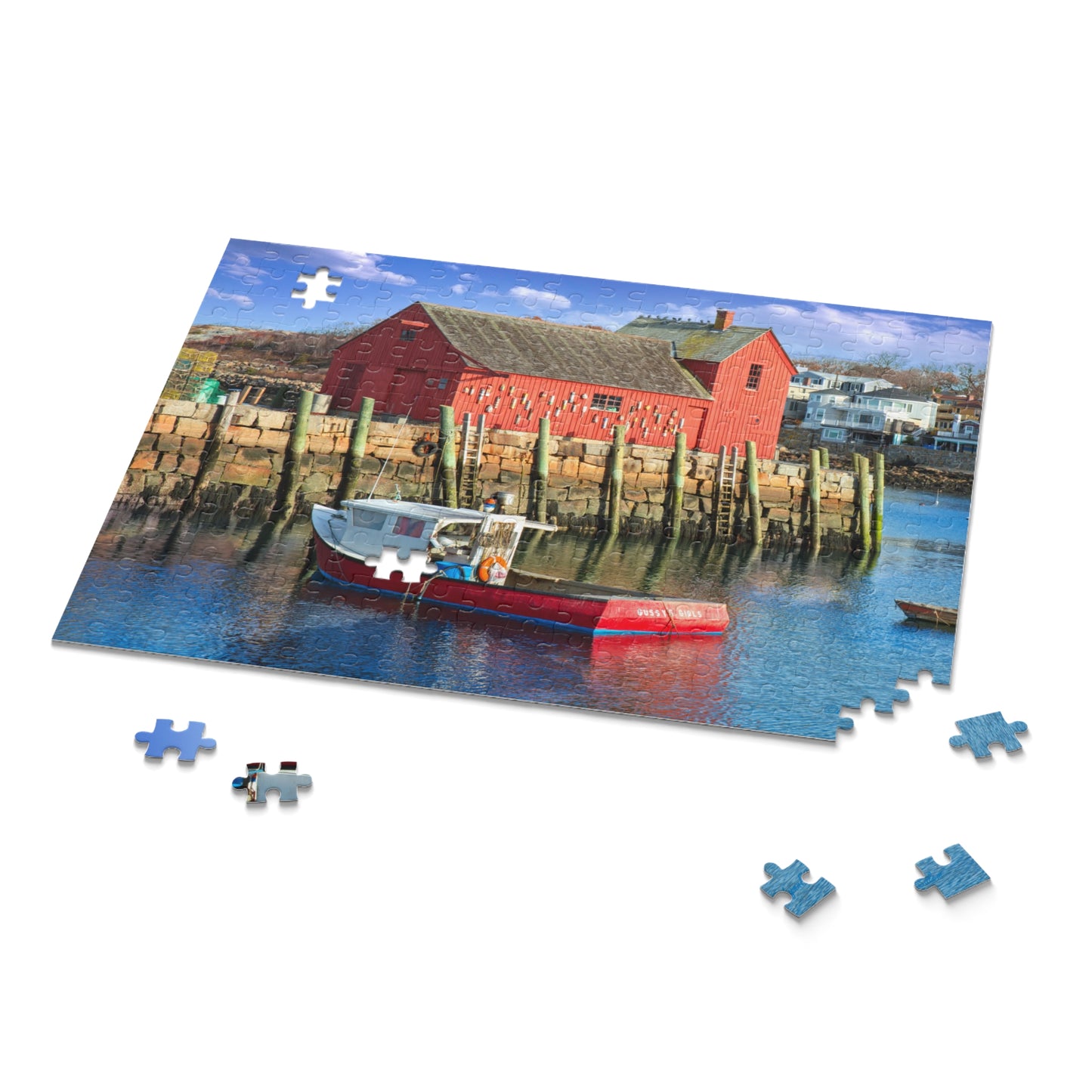 Jigsaw Puzzle - Motif No. 1 (14 in x 11 in 252 pcs, 20 in x 16 in 500 pcs) by Lynn Salem Creates