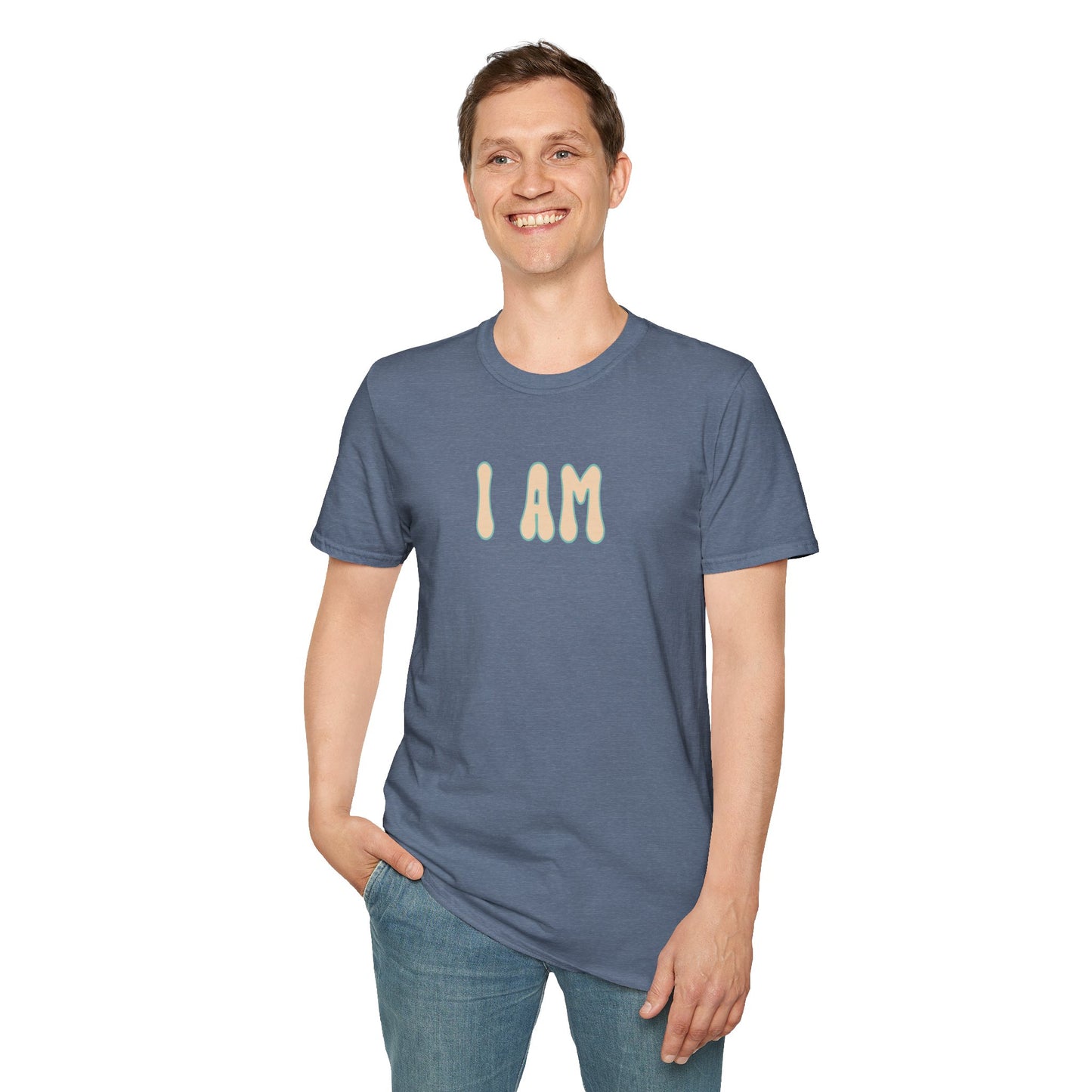 T-Shirt - Unisex Softstyle  - I AM by Lynn Salem Creates