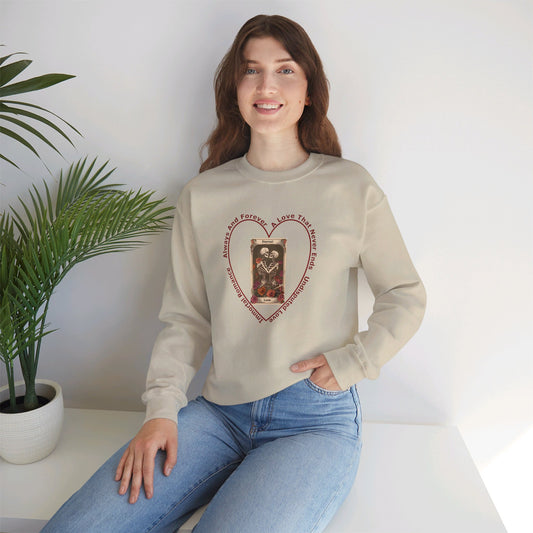Crewneck Sweatshirt-Unisex Heavy Blend™ - Eternal Love by Lynn Salem Creates