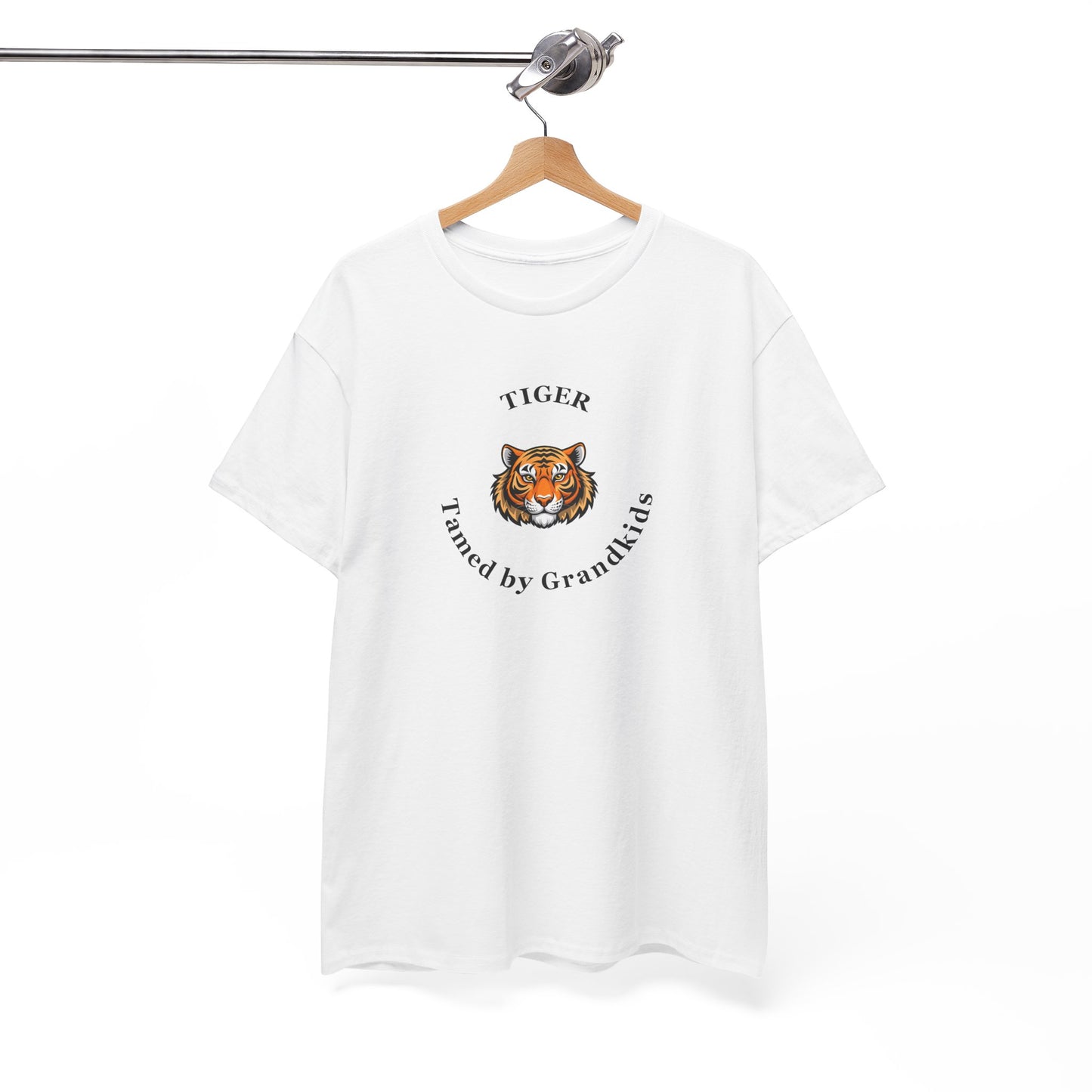 Tech HS - Tiger Tamed by Grandkids (black font) - Men's T-shirt - by Lynn Salem Creates