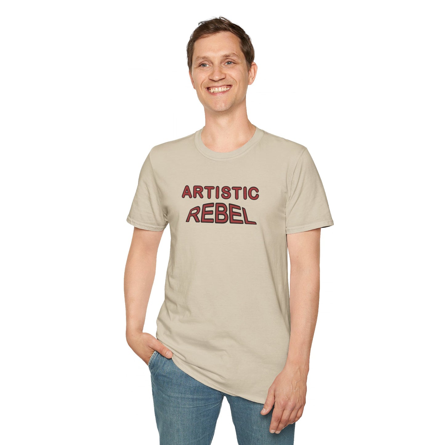 T-Shirt - Unisex Softstyle - Artistic Rebel by Lynn Salem Creates
