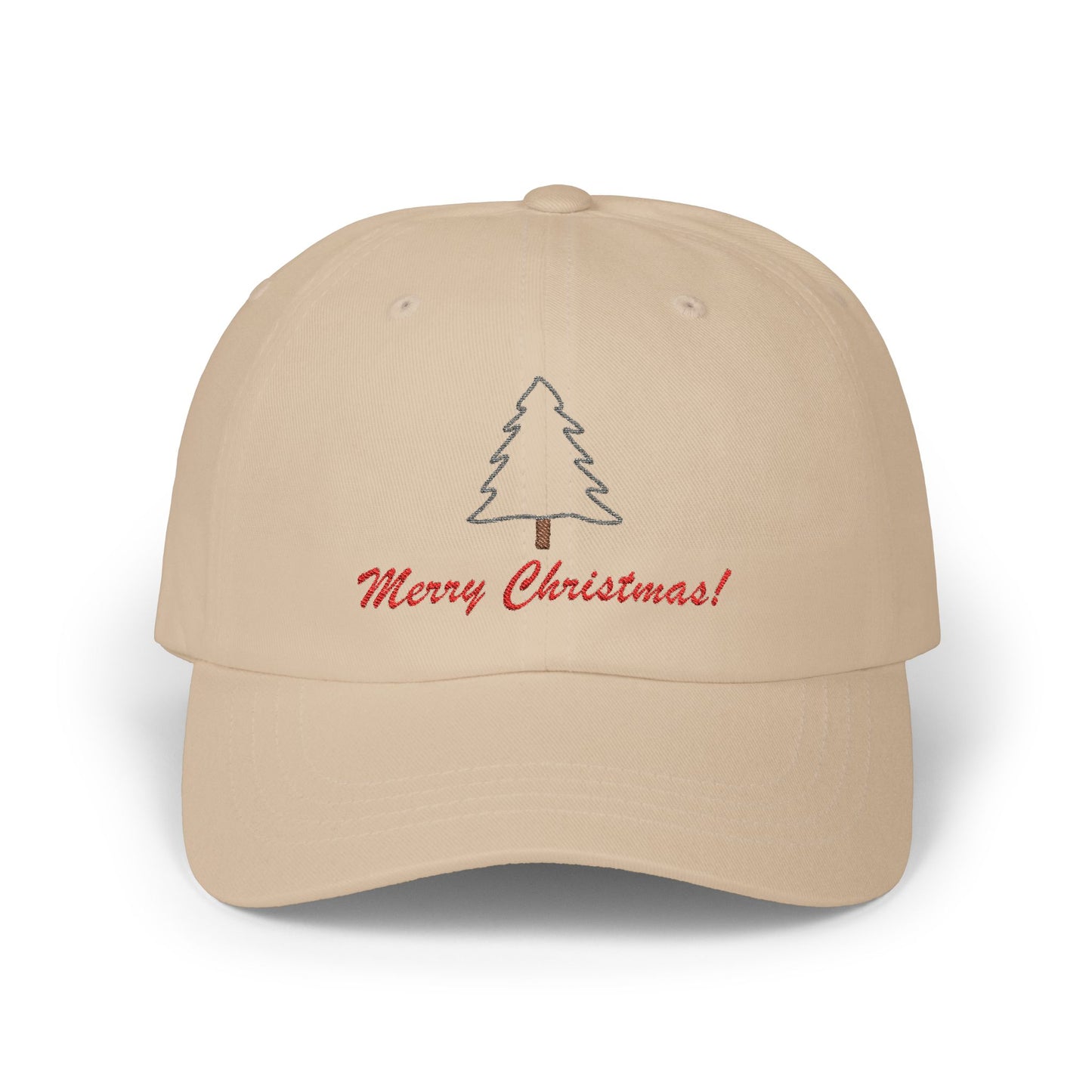Embroidered Classic Dad Cap - Merry Christmas! by Lynn Salem Creates