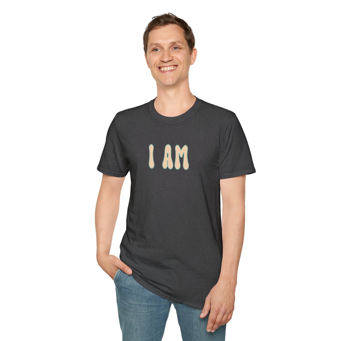 T-Shirt - Unisex Softstyle  - I AM by Lynn Salem Creates