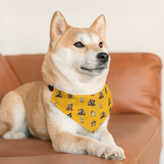 Pet Bandana Collar - Halloween (Dog Witches) Bandana Collar by Lynn Salem Creates