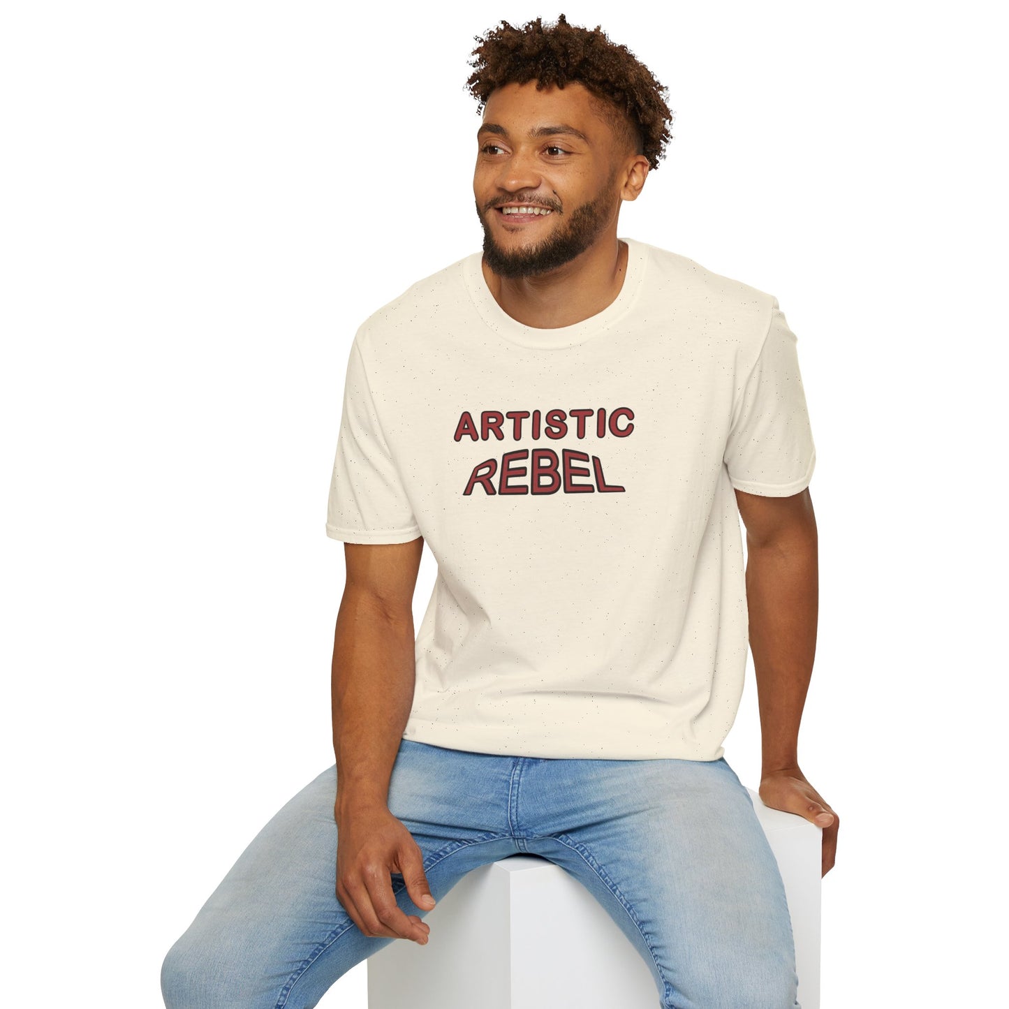 T-Shirt - Unisex Softstyle - Artistic Rebel by Lynn Salem Creates